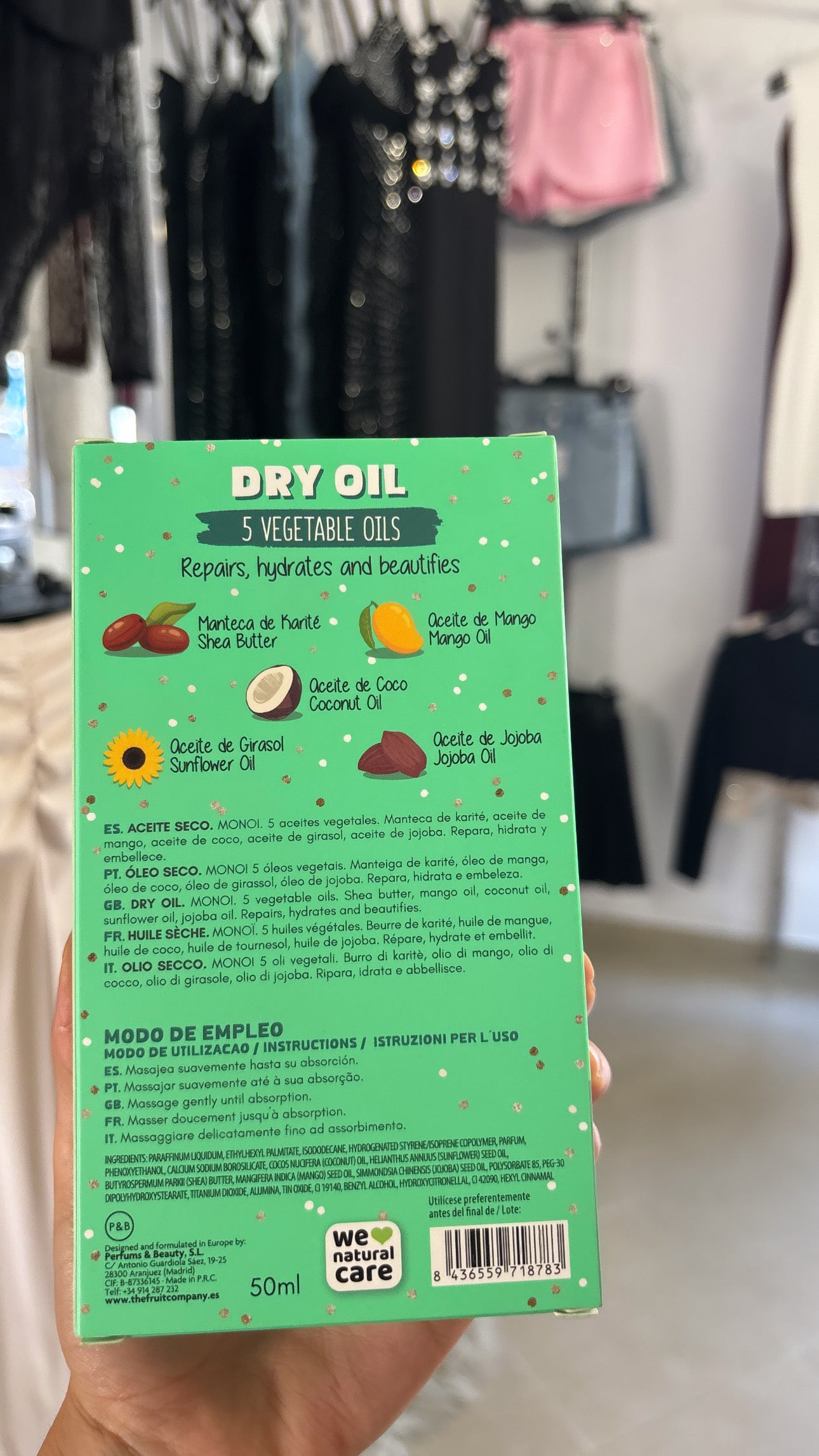 Aceite en seco Monoi