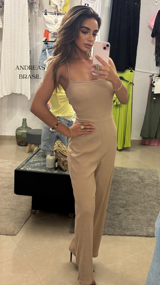 Mono deportivo valentina beige