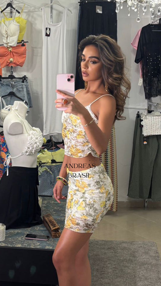 Conjunto Tessara amarillo